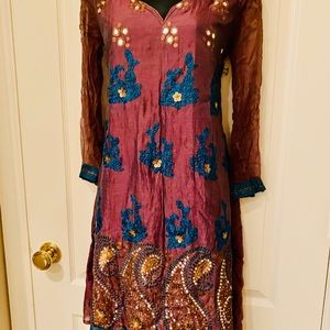 Indian Pakistani salwar suit - small
